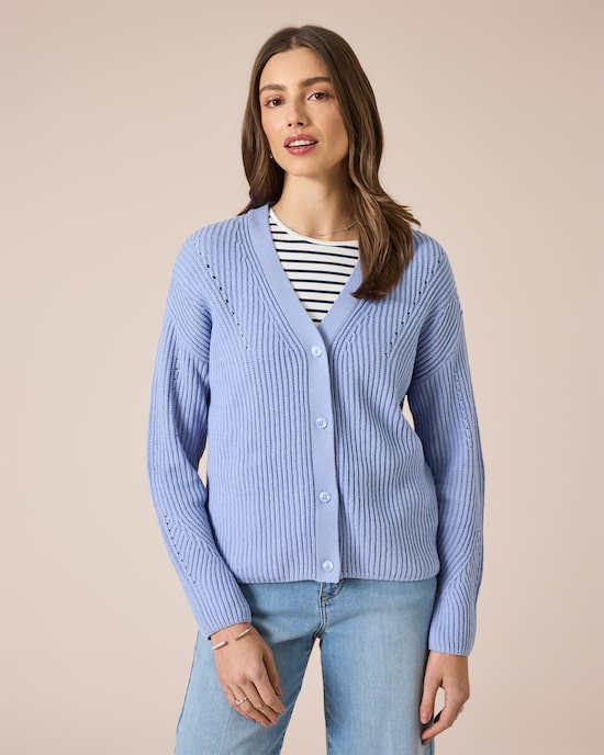 Produktabbildung für Cardigan mit Ajour-Details