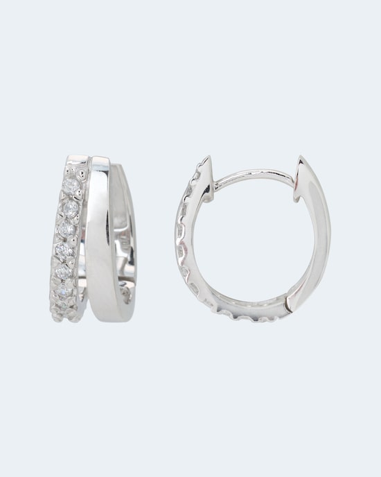 Produktabbildung für Brillantcreolen ca. 0,18 ct