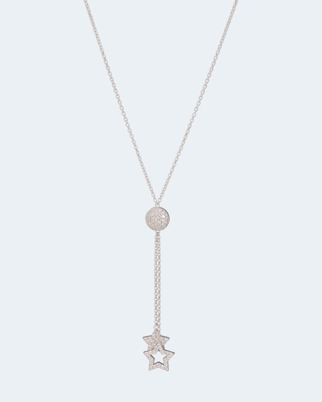 Stern-Collier mit Zirkonia