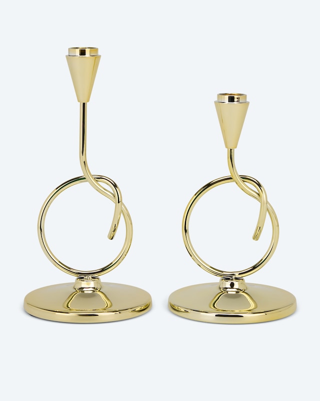Kerzenständer "Knoten", 2tlg.