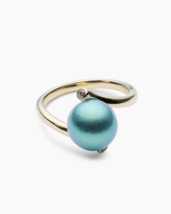 Produktabbildung für Ring mit MK-Perle 10 mm + Zirkonia