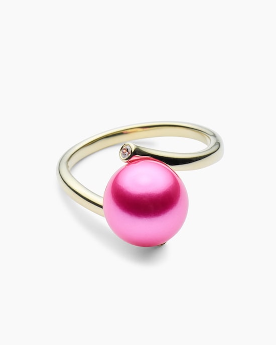 Produktabbildung für Ring mit MK-Perle 10 mm + Zirkonia