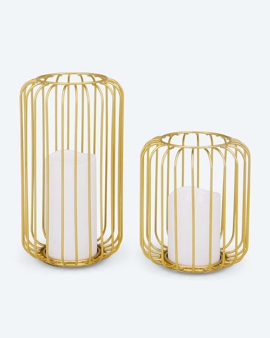 Produktabbildung für Outdoor-LED-Laterne Shiny, 2tlg.