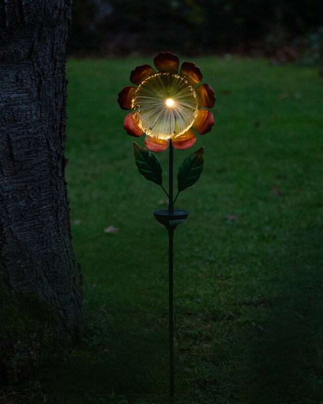 Solar-Gartenstecker Blütenzauber