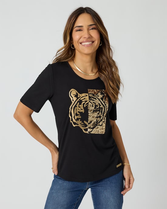 Produktabbildung für Shirt mit Animalkopf