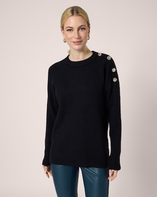 Produktabbildung 2 für Strickpullover mit Zierknöpfen