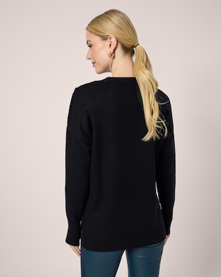 Produktabbildung 4 für Strickpullover mit Zierknöpfen