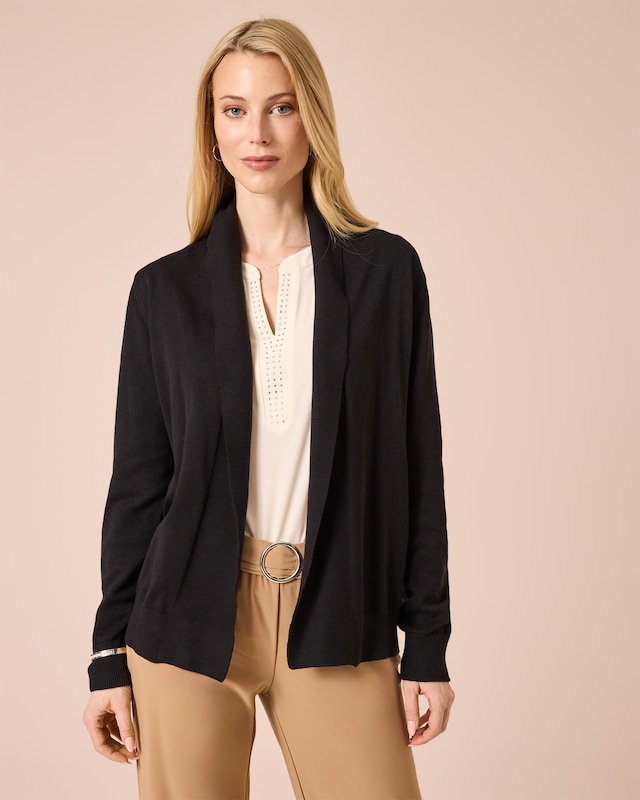 Cardigan mit Schalkragen