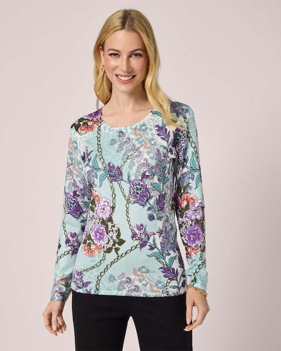 Produktabbildung für Classic Pullover "Rosen und Ketten"