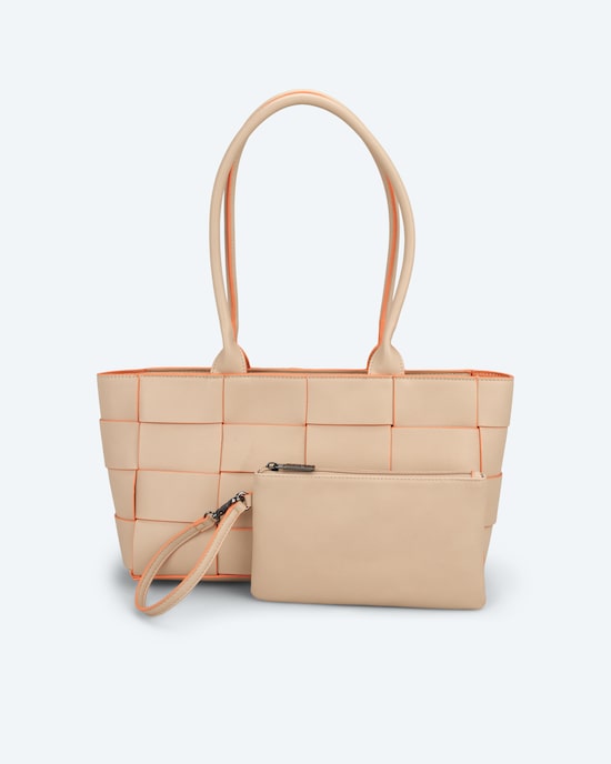 Produktabbildung für Shopper in Flechtoptik