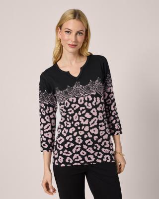 Classic Pullover Paisley-Animal-Mix