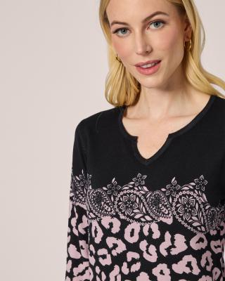 Classic Pullover Paisley-Animal-Mix