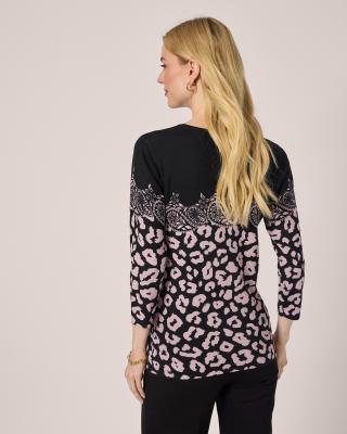 Classic Pullover Paisley-Animal-Mix