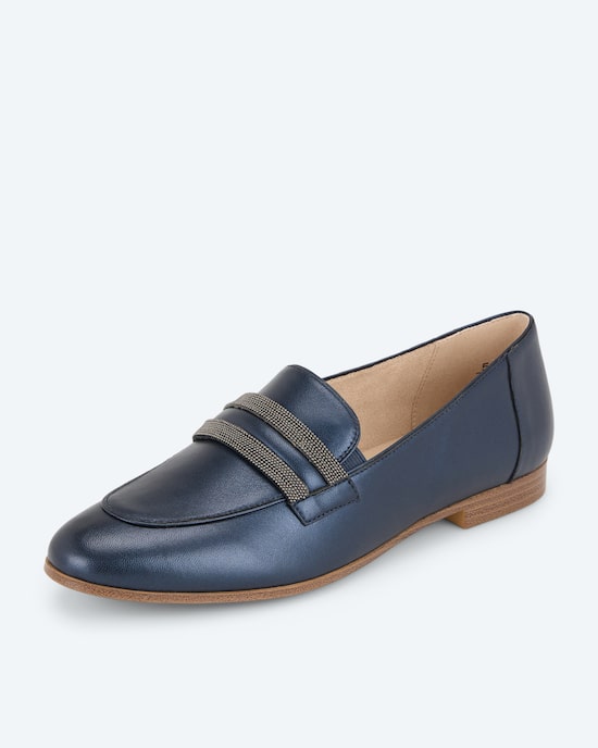 Produktabbildung für Loafer mit Metallperlen-Deko