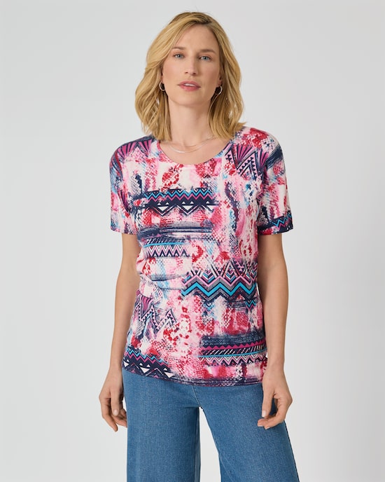 Produktabbildung für Classic Pullover mit Ethnodruck