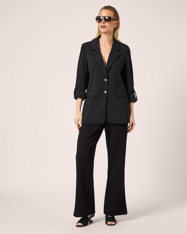 Blazer mit Krempelärmel