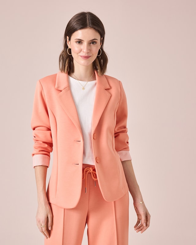 Jersey-Blazer im Unidesign