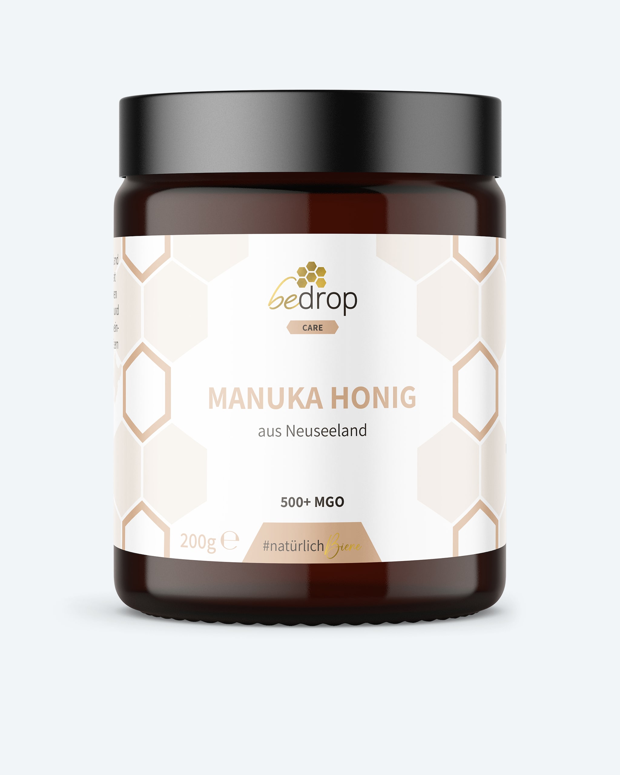 Produktabbildung für Manuka Honig 200 g mit 500+ MGO