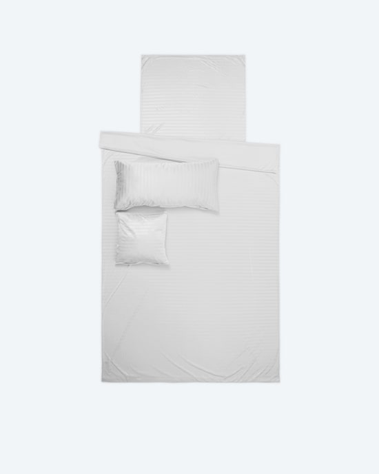 Produktabbildung für Wendebettwäsche mit Glanzstreifen, 4tlg.