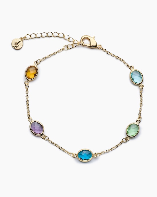 Produktabbildung für Armband mit Glassteinen