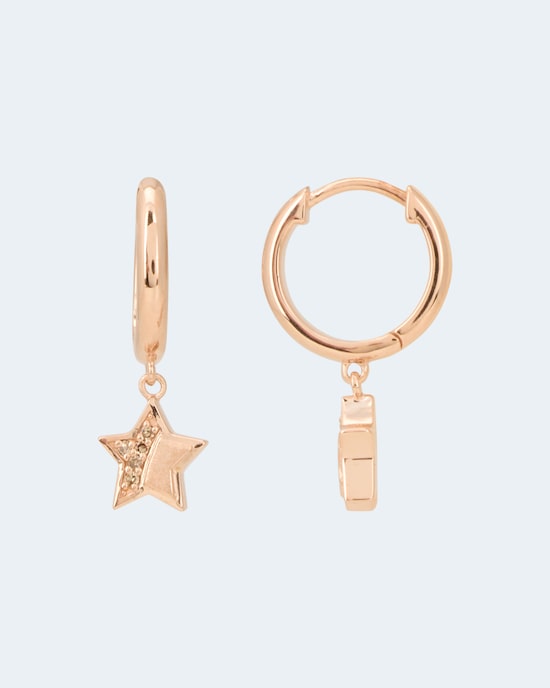 Produktabbildung für Diamant-Creolen 0,05 ct