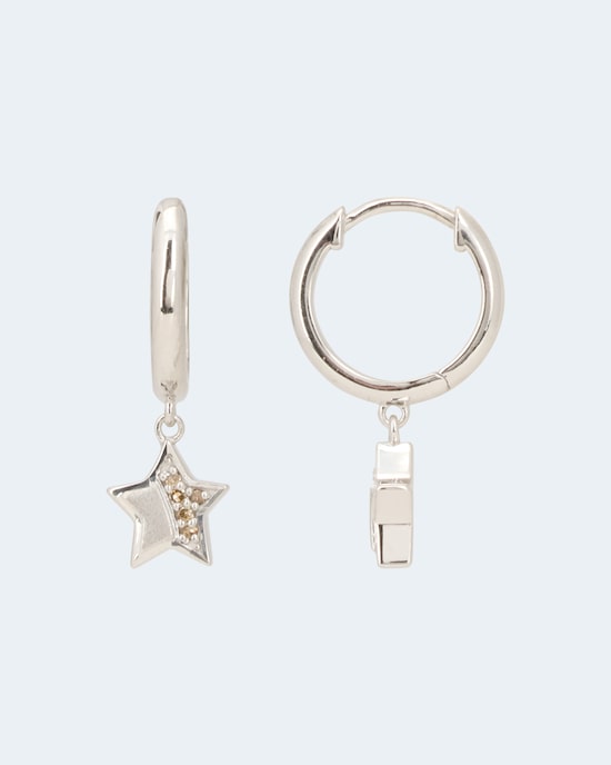Produktabbildung für Diamant-Creolen 0,05 ct