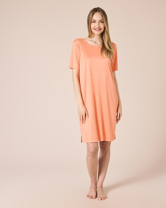 Produktabbildung für Nightshirt mit Glanzstreifen, 1tlg.