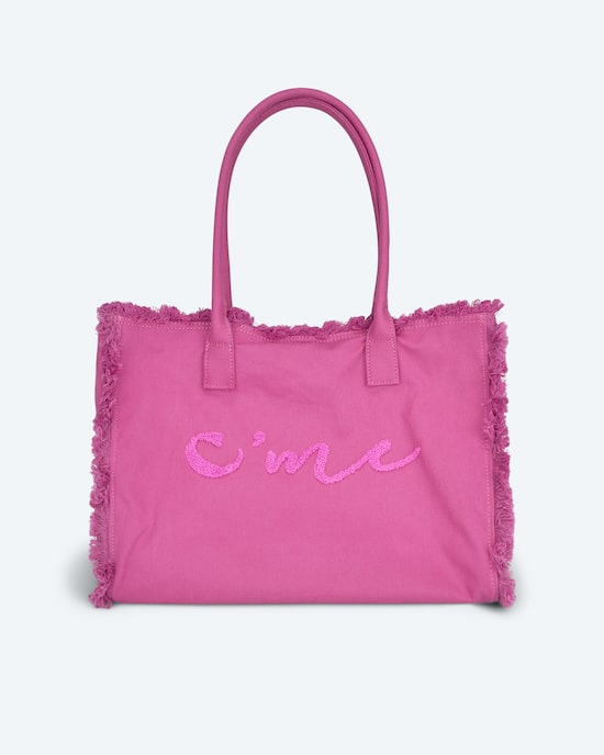 Produktabbildung für Baumwolltasche mit Fransen