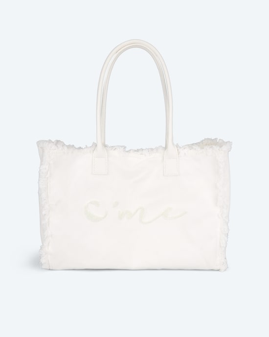 Produktabbildung für Baumwolltasche mit Fransen