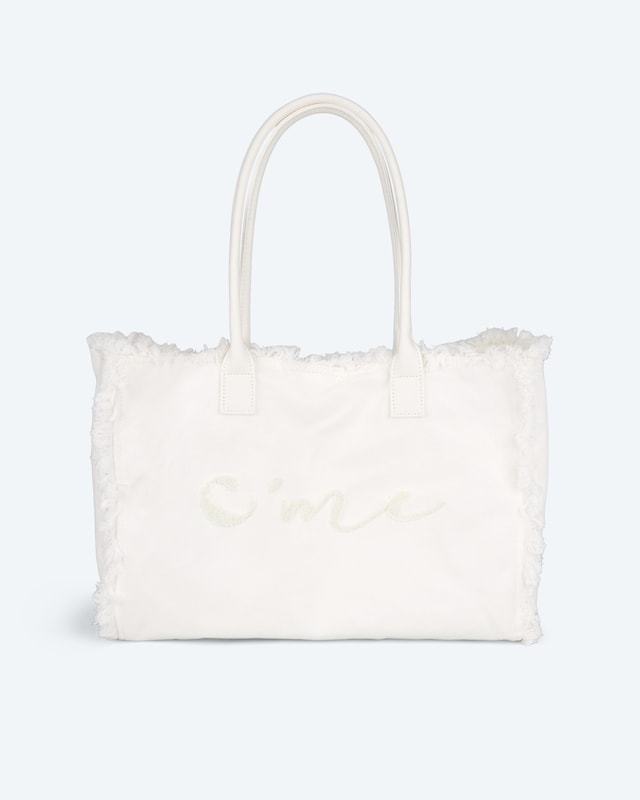 Baumwolltasche mit Fransen