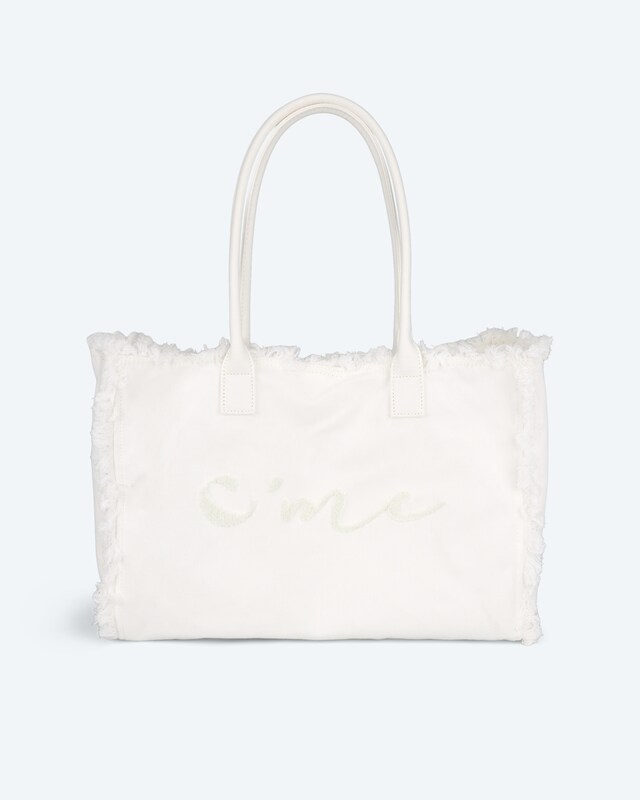Baumwolltasche mit Fransen