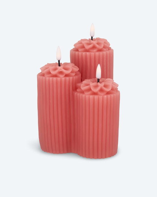 Produktabbildung für LED-Kaminkerzen "Blüte"