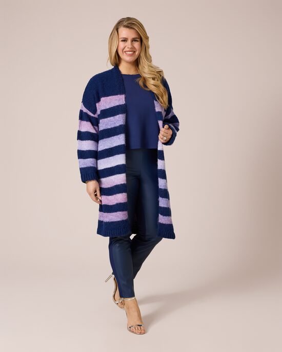Produktabbildung für Longcardigan mit Streifen