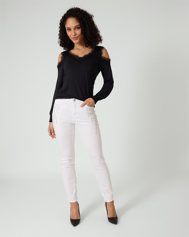 Shirt mit Cut-Outs