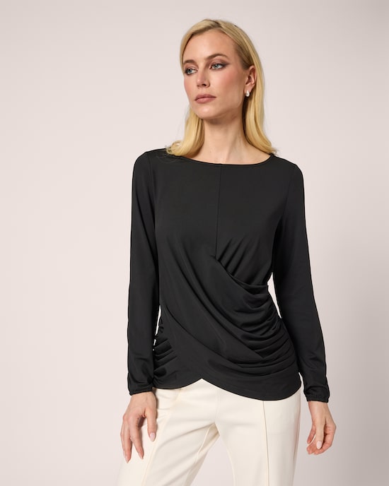Produktabbildung für Shirt mit Drapierung