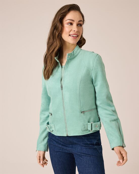 Produktabbildung für Jacke aus Wildlederimitat