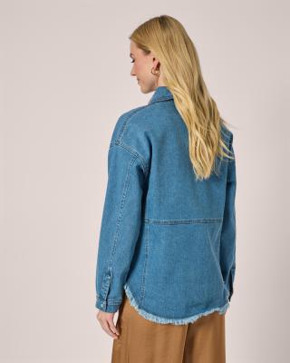 Produktabbildung 5 für Jeansbluse mit Fransen