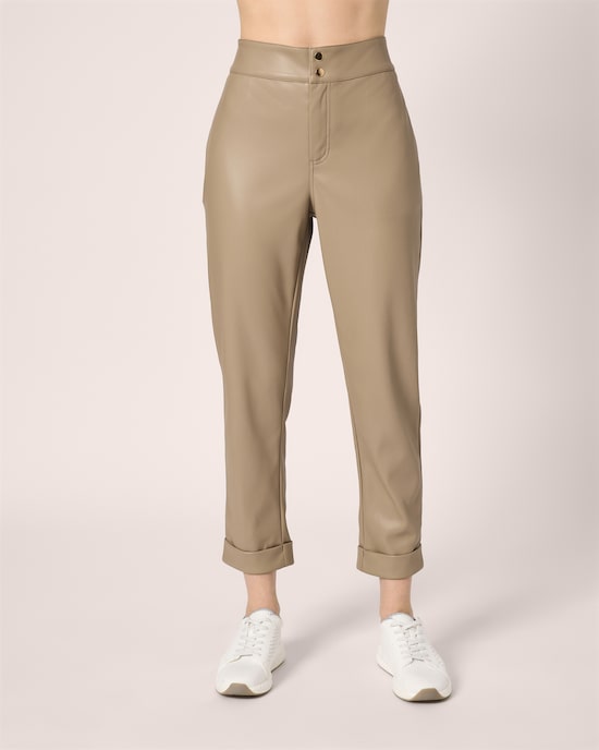 Produktabbildung für Lederimitat-Hose im Unidesign