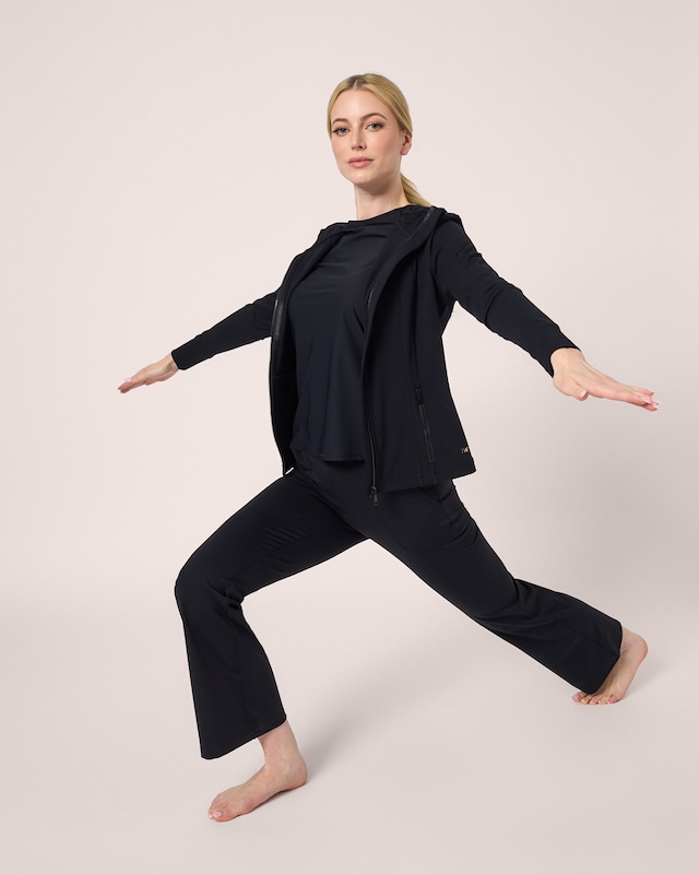 Yoga Shirt mit 3/4-Arm Modell "I am Powerful"