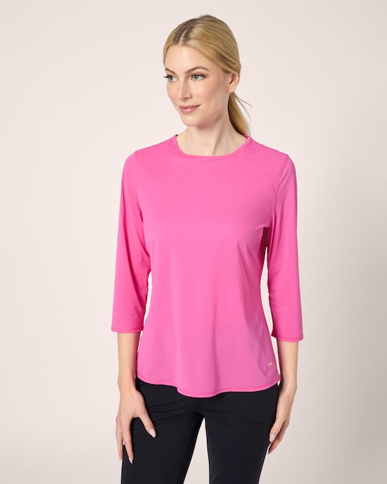 Produktabbildung für Yoga Shirt mit 3/4-Arm Modell "I am Powerful"