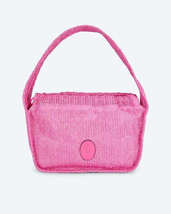 Produktabbildung für Beuteltasche in Häkeloptik