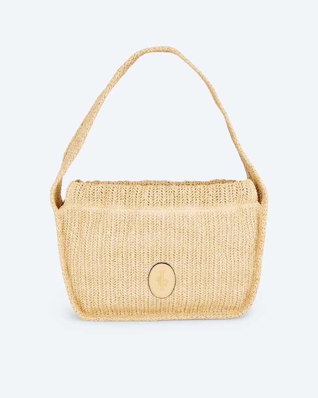 Beuteltasche in Häkeloptik