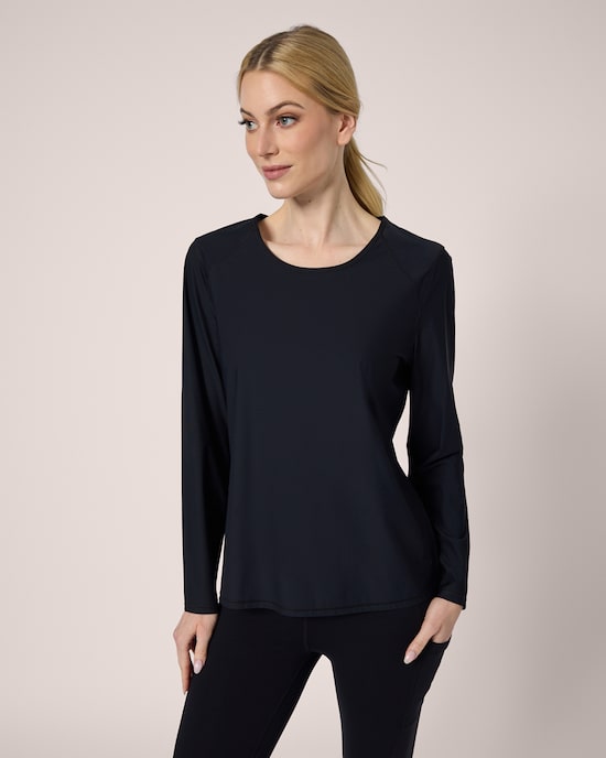 Produktabbildung für Yoga Langarm-Shirt Modell "I am Powerful"