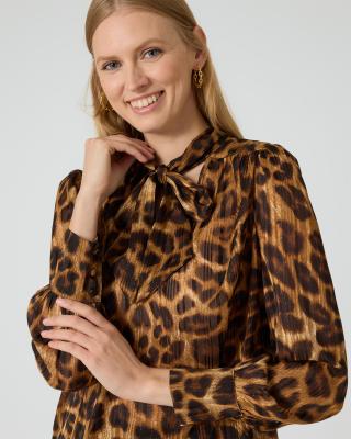 Produktabbildung 5 für Chiffonbluse im Leo-Design