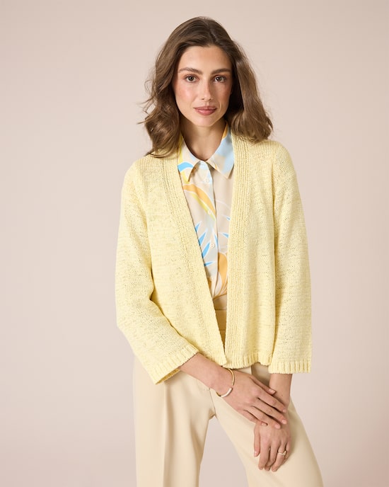 Produktabbildung für Cardigan aus Bändchengarn