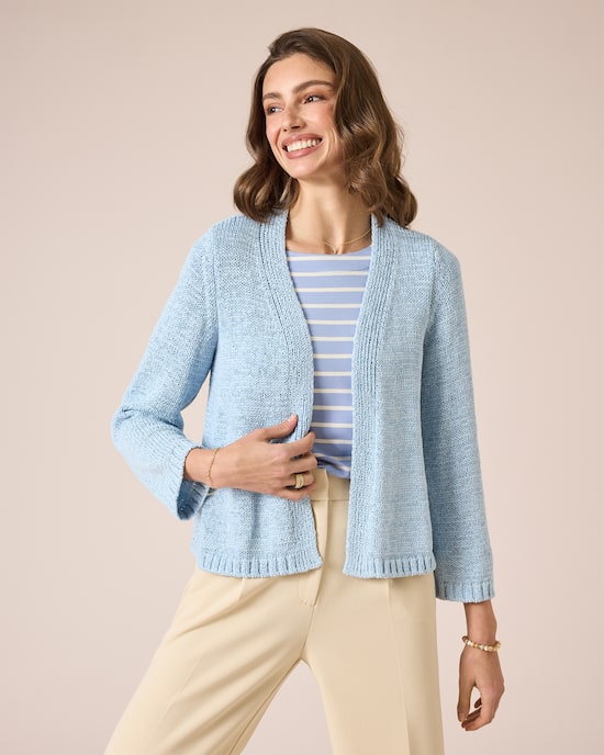 Produktabbildung für Cardigan aus Bändchengarn