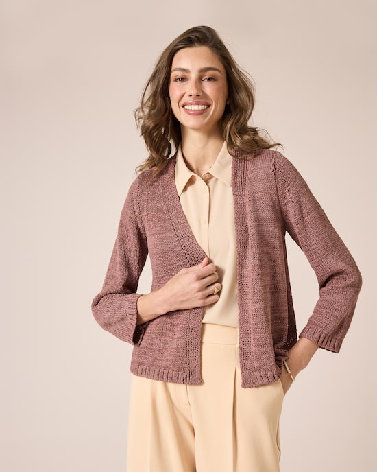 Produktabbildung für Cardigan aus Bändchengarn