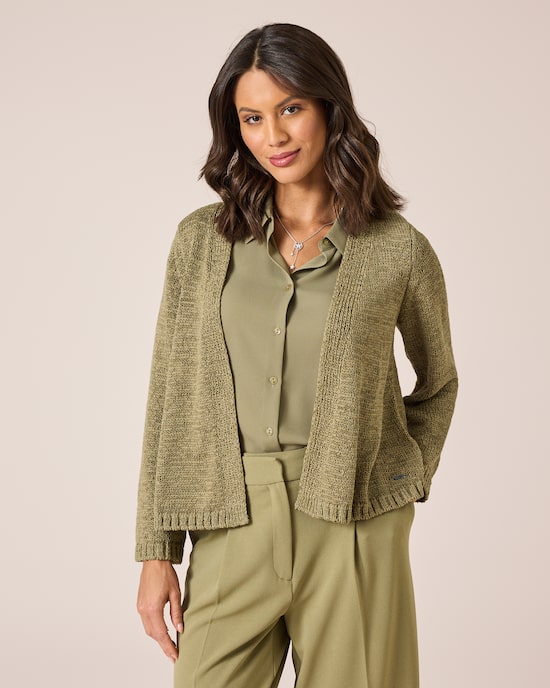 Produktabbildung für Cardigan aus Bändchengarn