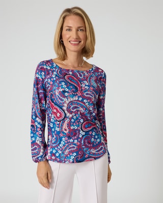 Produktabbildung 1 für Shirt mit Paisley-Druck