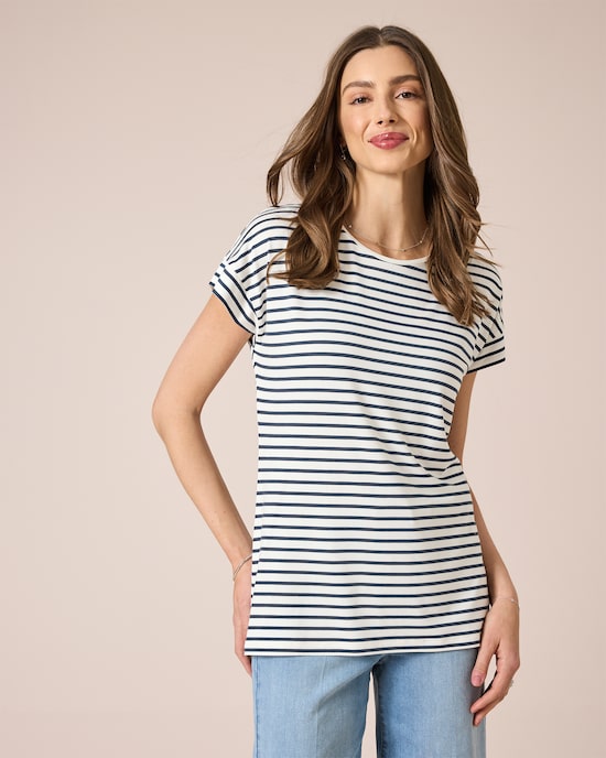 Produktabbildung für Shirt mit Streifenmuster
